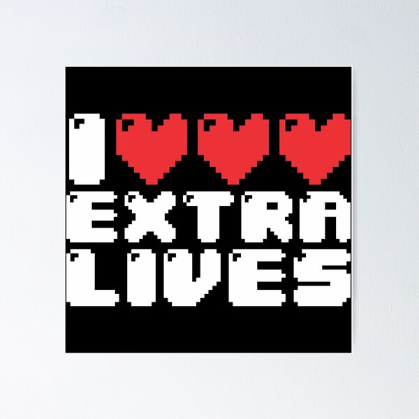 Item preview, Extra lives by BoletoStore designed and sold by BoletoStore.