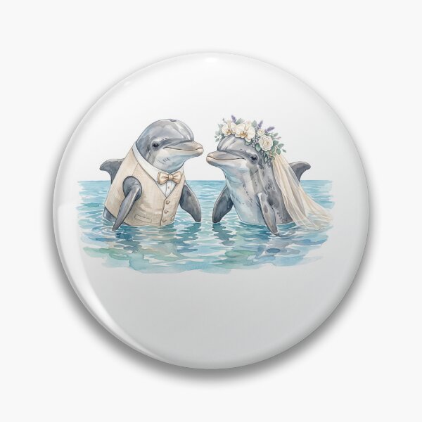 Item preview, Ocean Dolphin Wedding Couple designed and sold by Tiffany Roy.