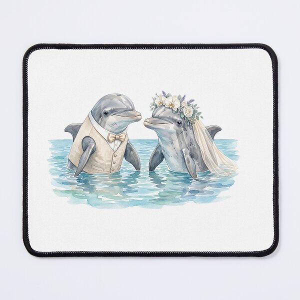 Item preview, Ocean Dolphin Wedding Couple designed and sold by Roy & Tiffany.