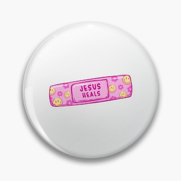 Item preview, Jesus Heals Bandage Pink designed and sold by aox-cc-3oy.