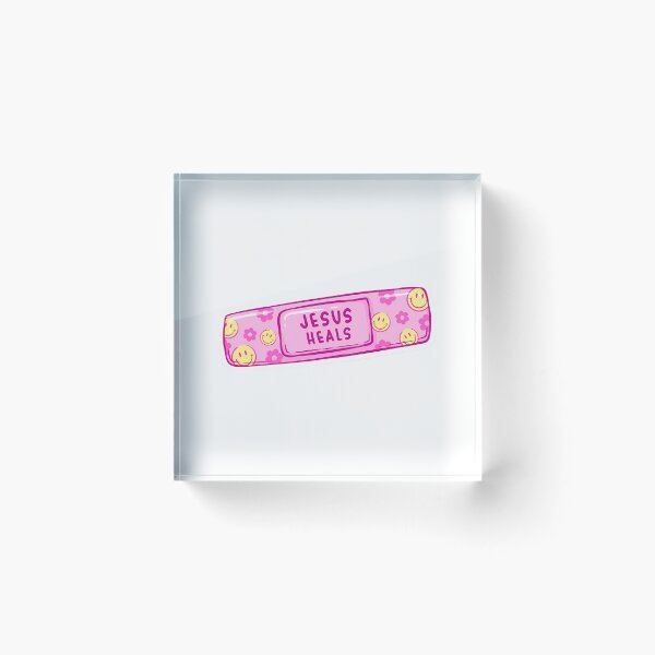 Item preview, Jesus Heals Bandage Pink designed and sold by aox-cc-3oy.