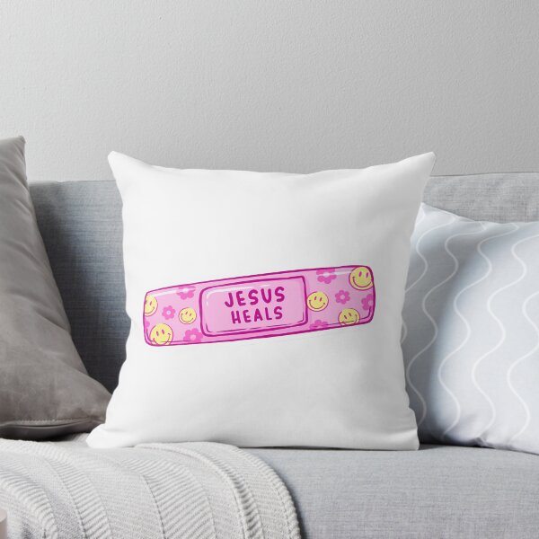 Item preview, Jesus Heals Bandage Pink designed and sold by aox-cc-3oy.