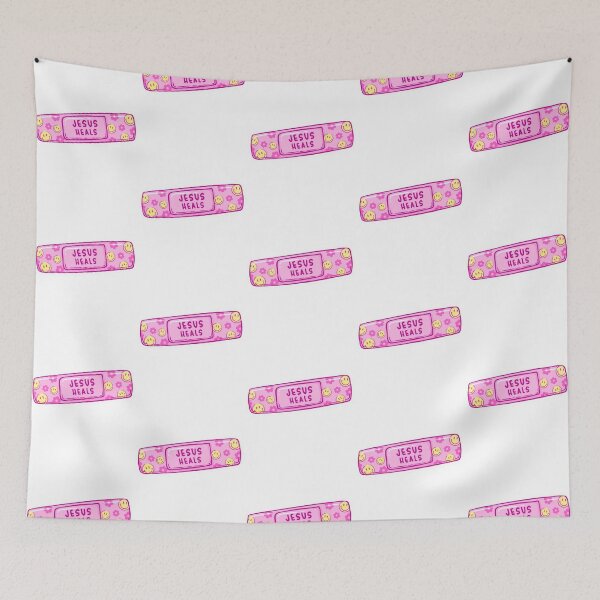 Item preview, Jesus Heals Bandage Pink designed and sold by aox-cc-3oy.