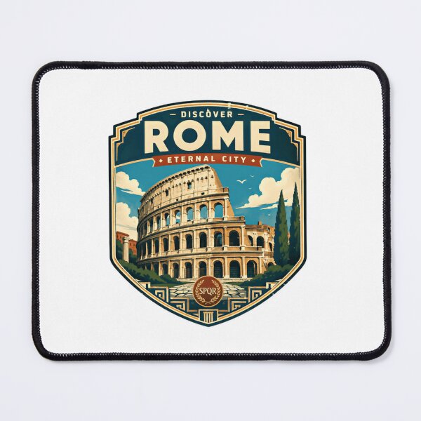 Item preview, Discover Rome Eternal City Italian Travel Vacation SPQR Colosseum designed and sold by Simsimah26Parks.