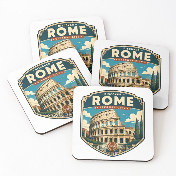 Item preview, Discover Rome Eternal City Italian Travel Vacation SPQR Colosseum designed and sold by Simsimah26Parks.