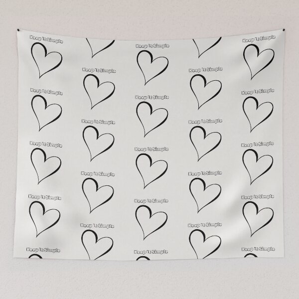 Item preview, Keep It Simple - Heart Pattern F5 designed and sold by StefanStudioArt.