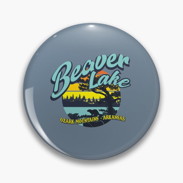 Item preview, Beaver Lake Ozark Mountains Arkansas Retro Vintage Style designed and sold by Wangnitokoto.
