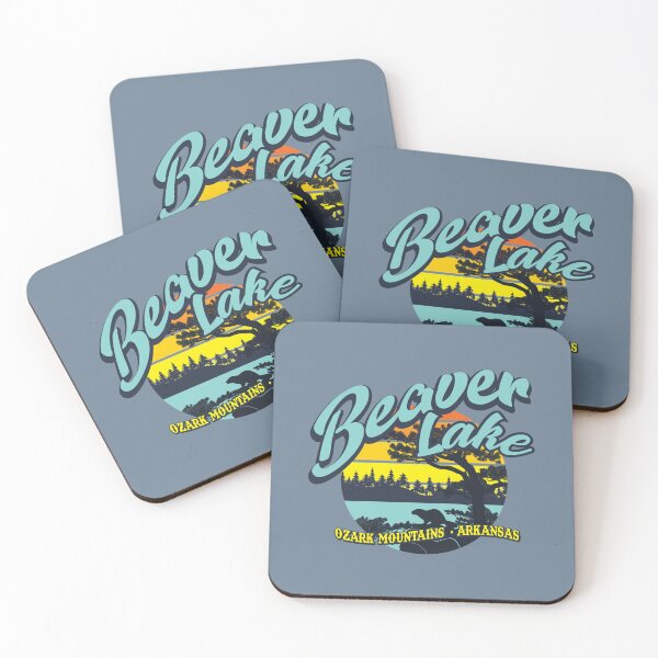 Item preview, Beaver Lake Ozark Mountains Arkansas Retro Vintage Style designed and sold by Wangnitokoto.