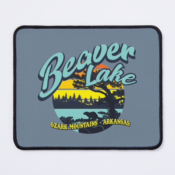 Item preview, Beaver Lake Ozark Mountains Arkansas Retro Vintage Style designed and sold by Wangnitokoto.