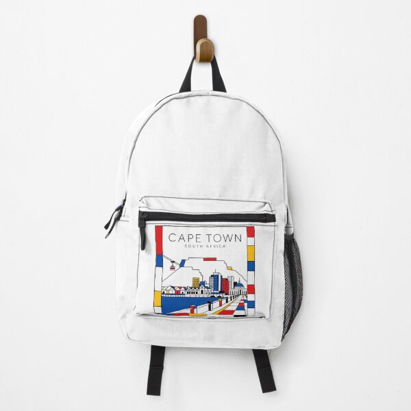Item preview, Cape Town Mondrian style poster 3D designed and sold by CMYKStudio.