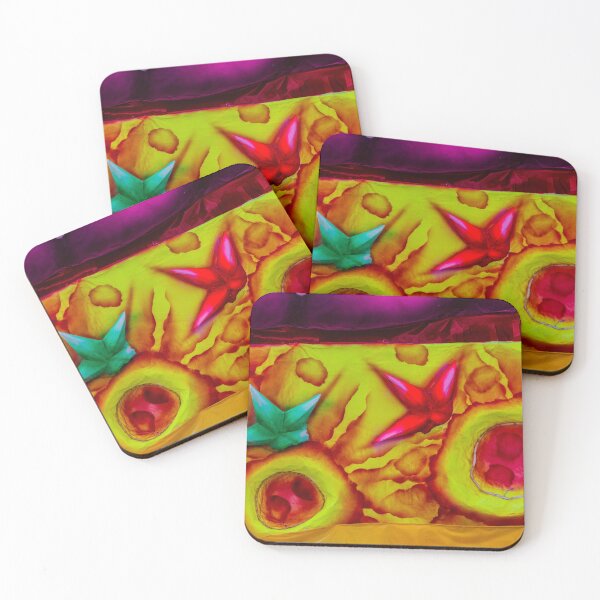 Item preview, Colorful Abstract Carnival Sculpture Detail With Star Shapes And Textured Festival Decoration designed and sold by Nmallia.