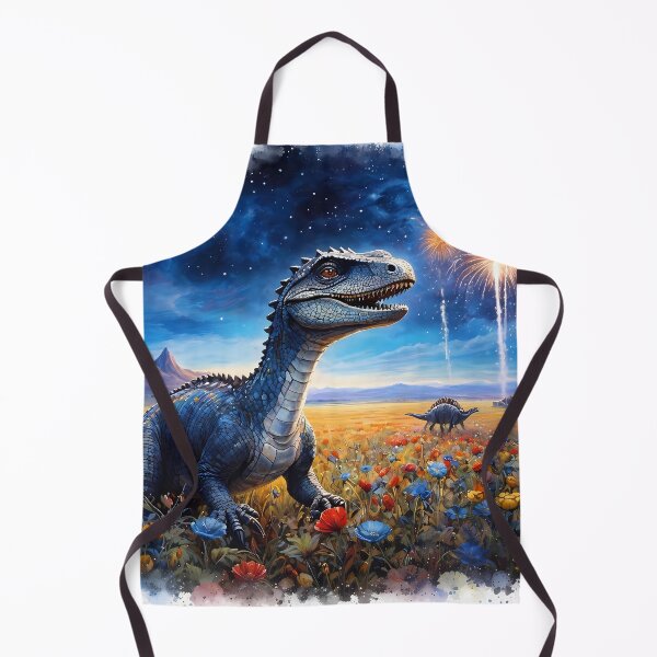 Item preview, Dinosaur in a Field of Flowers designed and sold by cuprum.