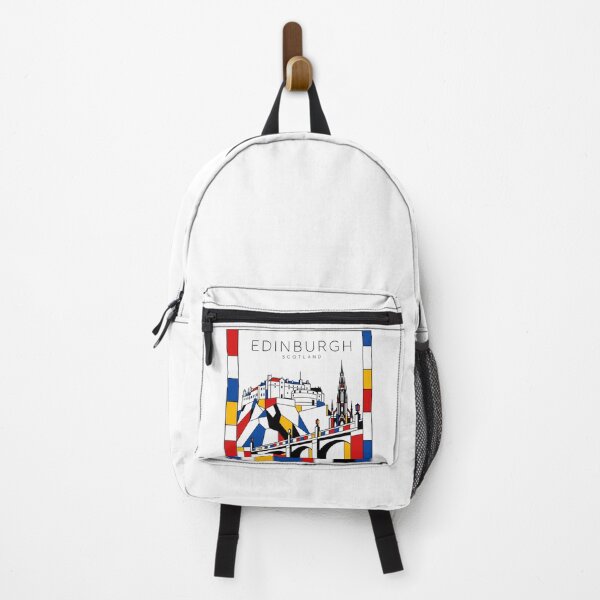 Item preview, Edinburgh Mondrian style poster 3D designed and sold by CMYKStudio.