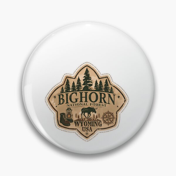 Item preview, Bighorn National Forest Est 1905 Wyoming Usa National Park Outdoors Hiking Travel designed and sold by Simsimah26Parks.