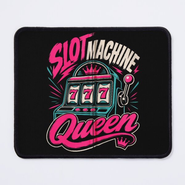 Item preview, Slot Machine Queen Funny Casino Gambling Lucky 777 Vintage Neon designed and sold by PhocoNibict.