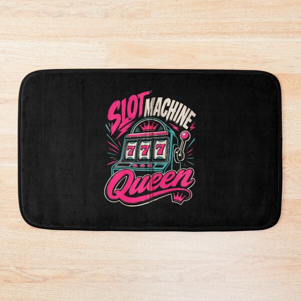 Item preview, Slot Machine Queen Funny Casino Gambling Lucky 777 Vintage Neon designed and sold by PhocoNibict.
