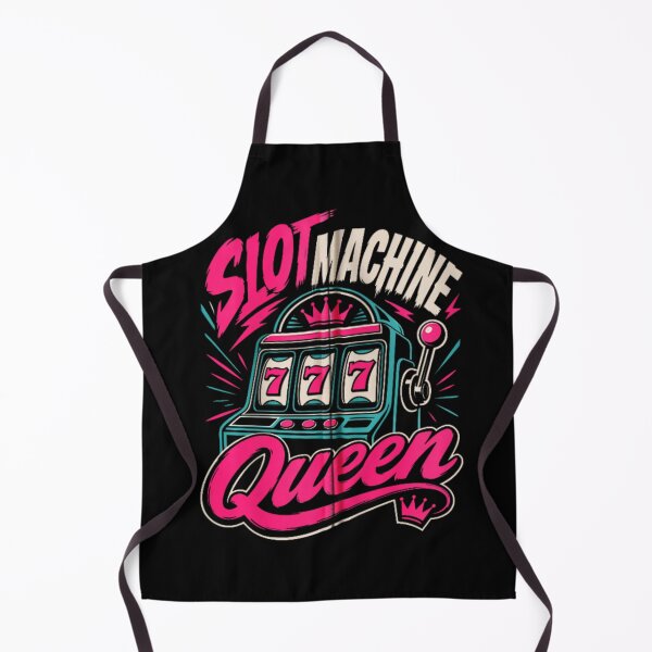 Item preview, Slot Machine Queen Funny Casino Gambling Lucky 777 Vintage Neon designed and sold by PhocoNibict.