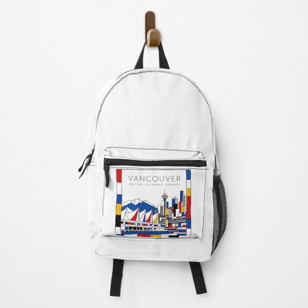 Item preview, Vancouver Mondrian style poster 3D designed and sold by CMYKStudio.