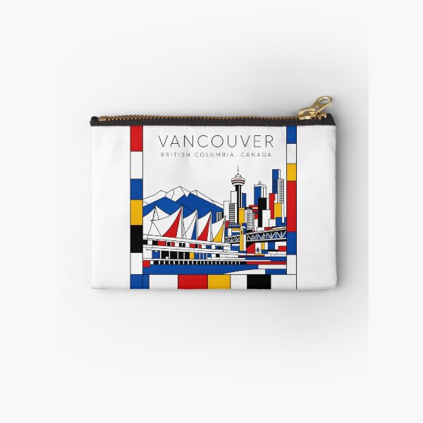 Item preview, Vancouver Mondrian style poster 3D designed and sold by CMYKStudio.