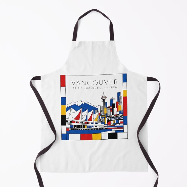 Item preview, Vancouver Mondrian style poster 3D designed and sold by CMYKStudio.