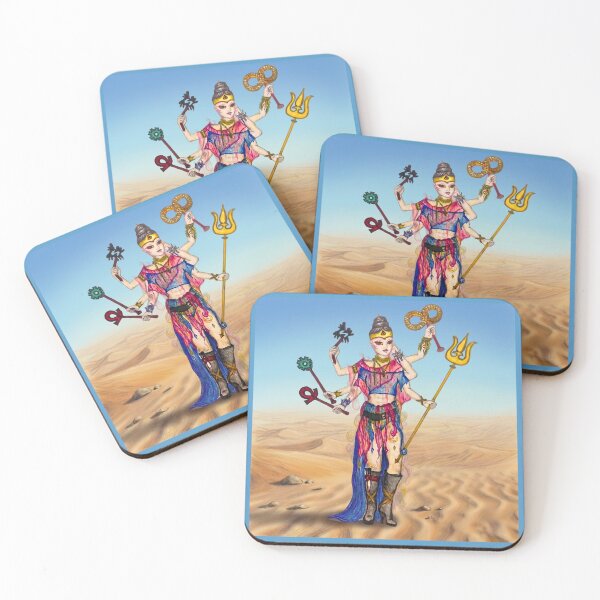 Item preview, Angie: celestial warrior fantasy art designed and sold by BloomingPiscesArt.