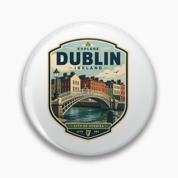 Item preview, Explore Dublin Ireland City Of Stories Irish Heritage Travel Souvenir designed and sold by Simsimah26Parks.