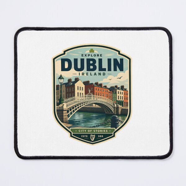Item preview, Explore Dublin Ireland City Of Stories Irish Heritage Travel Souvenir designed and sold by Simsimah26Parks.