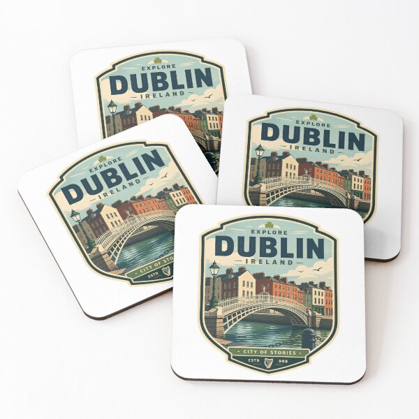Item preview, Explore Dublin Ireland City Of Stories Irish Heritage Travel Souvenir designed and sold by Simsimah26Parks.