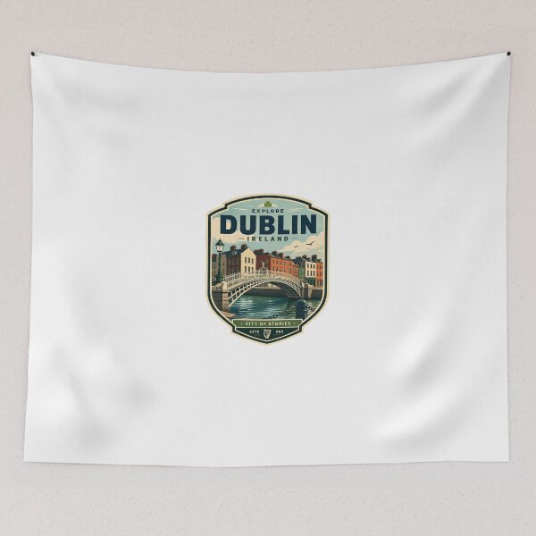 Item preview, Explore Dublin Ireland City Of Stories Irish Heritage Travel Souvenir designed and sold by Simsimah26Parks.