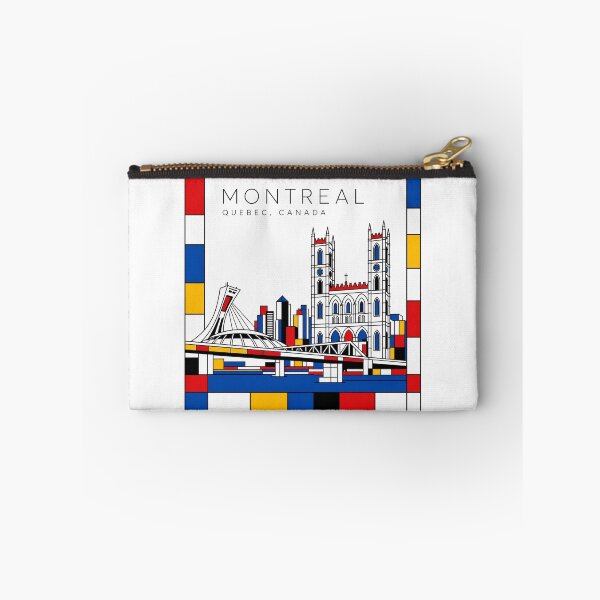 Item preview, Montreal Mondrian style poster 3D designed and sold by CMYKStudio.