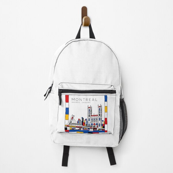 Item preview, Montreal Mondrian style poster 3D designed and sold by CMYKStudio.