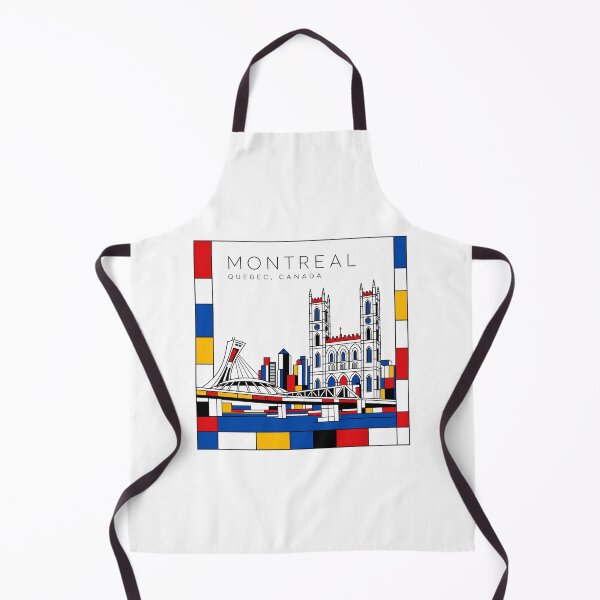 Item preview, Montreal Mondrian style poster 3D designed and sold by CMYKStudio.