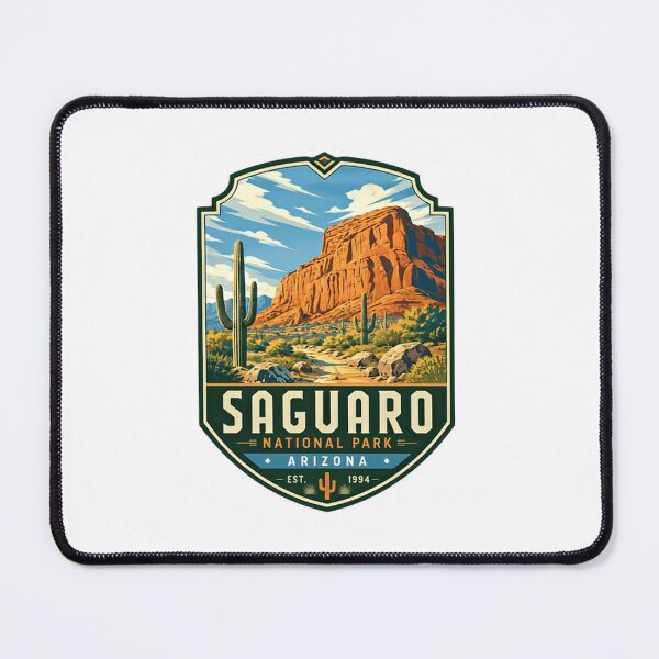 Item preview, Saguaro National Park Arizona Est 1994 Travel Souvenir Desert Cactus designed and sold by Simsimah26Parks.