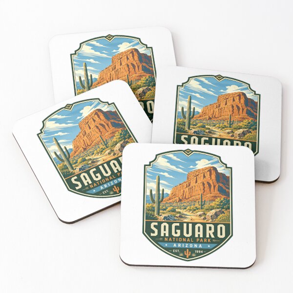 Item preview, Saguaro National Park Arizona Est 1994 Travel Souvenir Desert Cactus designed and sold by Simsimah26Parks.