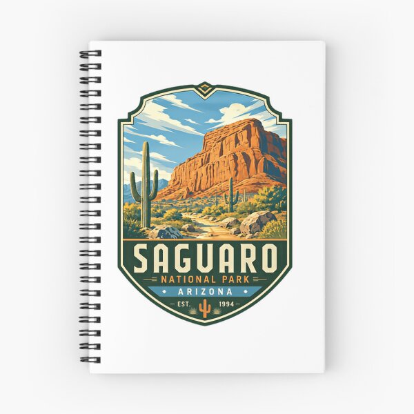 Item preview, Saguaro National Park Arizona Est 1994 Travel Souvenir Desert Cactus designed and sold by Simsimah26Parks.