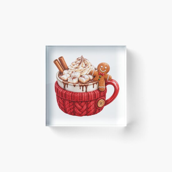 Item preview, Christmas Hot Chocolate Gingerbread Cozy Mug designed and sold by GSizzle1.