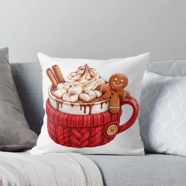 Item preview, Christmas Hot Chocolate Gingerbread Cozy Mug designed and sold by GSizzle1.