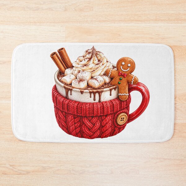 Item preview, Christmas Hot Chocolate Gingerbread Cozy Mug designed and sold by GSizzle1.
