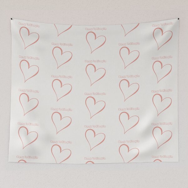 Item preview, Keep It Simple - Heart Pattern 8E designed and sold by StefanStudioArt.