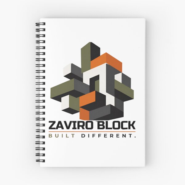 Item preview, ZAVIRO Block Geometric Streetwear Emblem designed and sold by DailyTrendFinds.