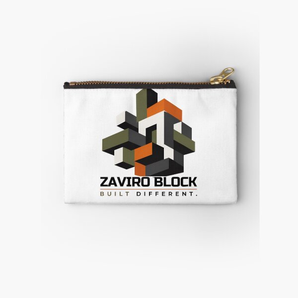 Item preview, ZAVIRO Block Geometric Streetwear Emblem designed and sold by DailyTrendFinds.