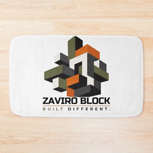 Item preview, ZAVIRO Block Geometric Streetwear Emblem designed and sold by DailyTrendFinds.