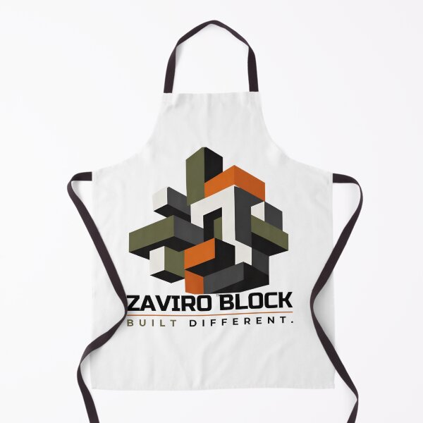 Item preview, ZAVIRO Block Geometric Streetwear Emblem designed and sold by DailyTrendFinds.