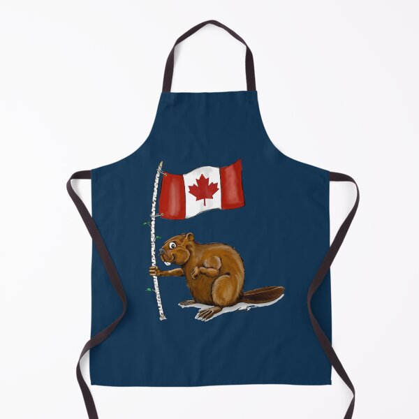 Item preview, Beaver with Canadian Flag designed and sold by Wangnitokoto.