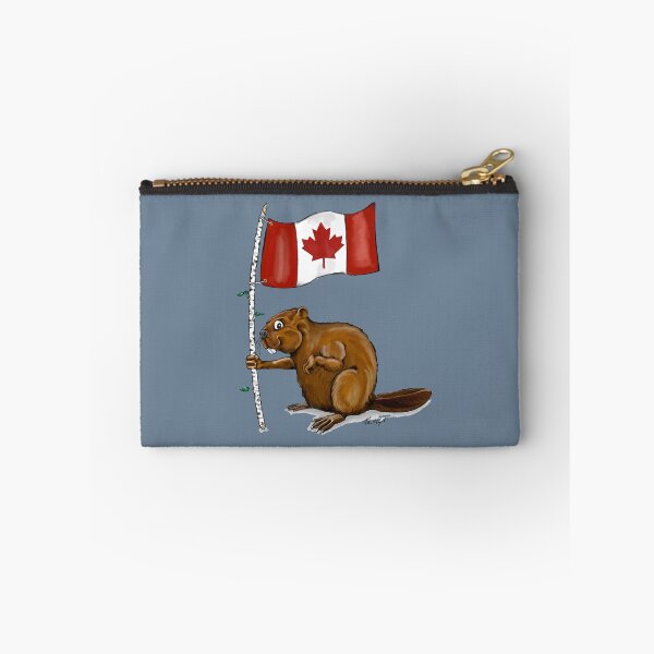 Item preview, Beaver with Canadian Flag designed and sold by Wangnitokoto.