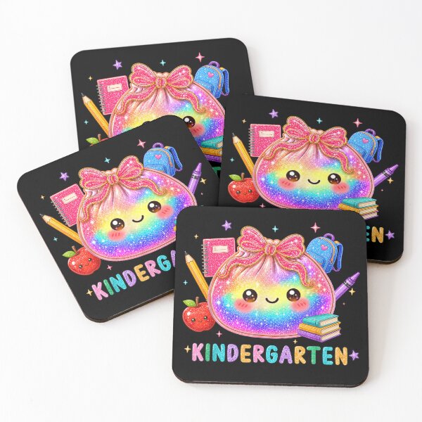 Item preview, Cute Sparkly Kindergarten Back To School Student Teacher Rainbow Bow designed and sold by PhocoNibict.