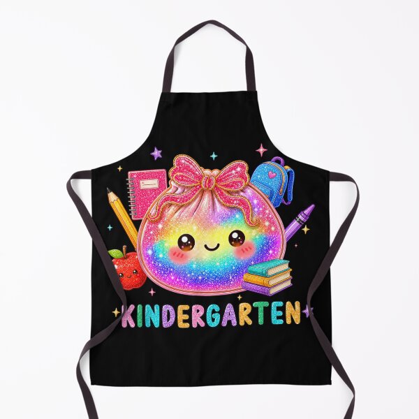 Item preview, Cute Sparkly Kindergarten Back To School Student Teacher Rainbow Bow designed and sold by PhocoNibict.