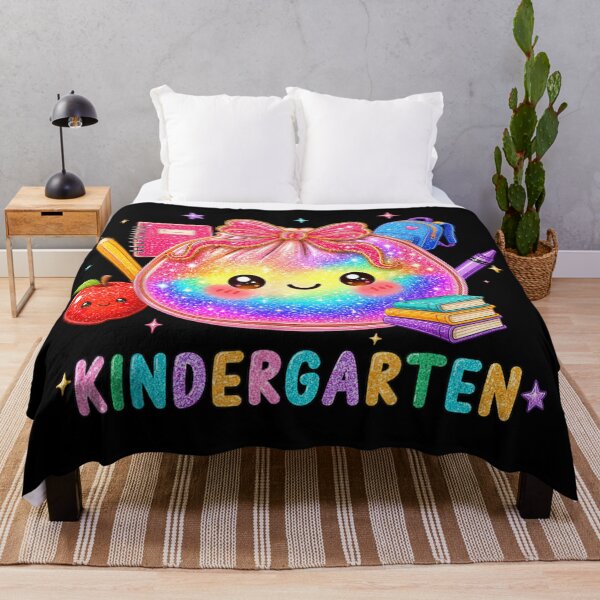 Item preview, Cute Sparkly Kindergarten Back To School Student Teacher Rainbow Bow designed and sold by PhocoNibict.