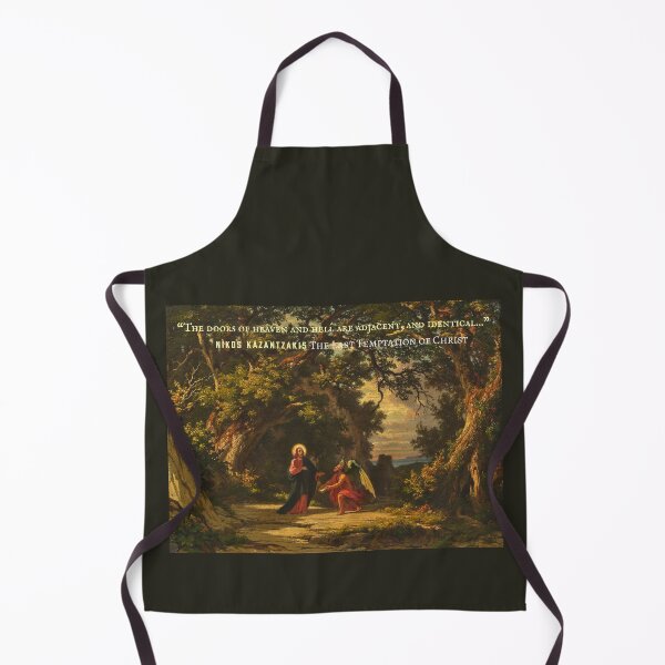 Item preview, Nikos Kazantzakis quote: The doors of heaven and hell are adjacent, and identical... designed and sold by artbleed.