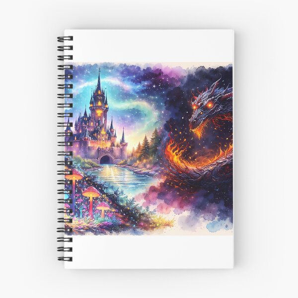 Item preview, Enchanted Castle and Fire Dragon designed and sold by cuprum.